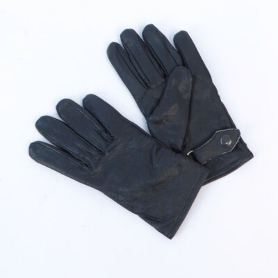 Replica Black Leather lined Gloves WW2 German Officers TG1165 | eBay