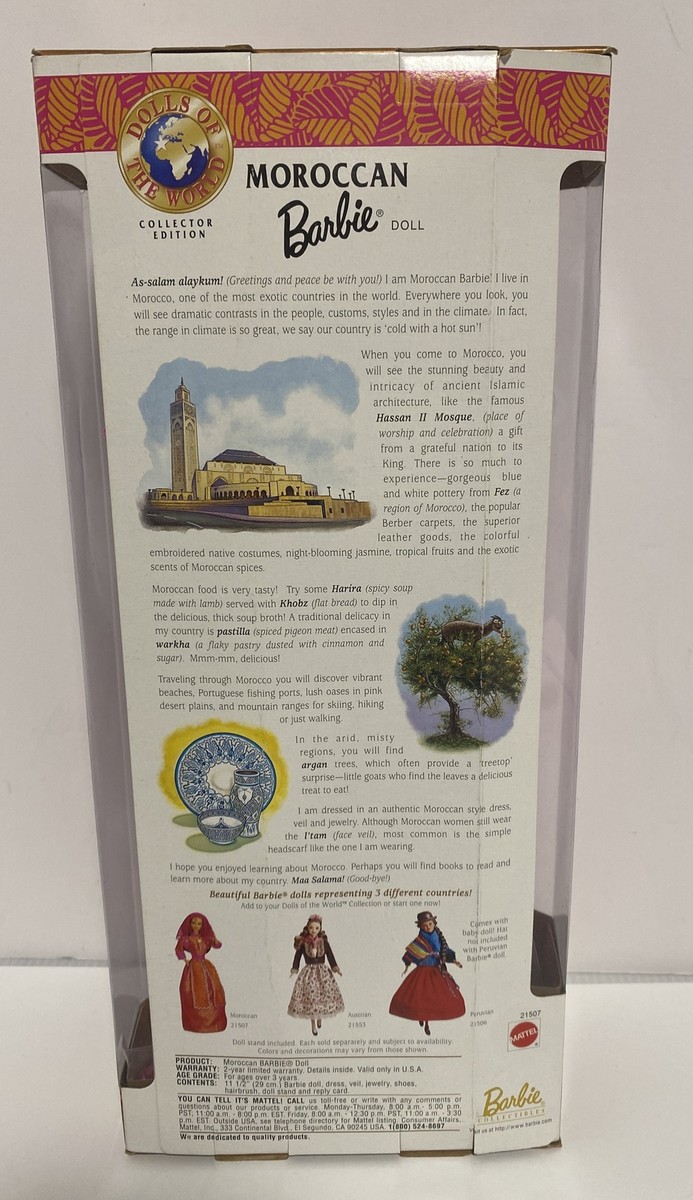 Moroccan Dolls of the World Collector Edition Barbie Doll 1998