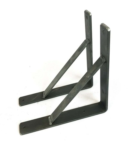 Heavy Duty Scaffold Board Shelf Brackets Rustic Handmade Industrial Modern - Picture 4 of 6