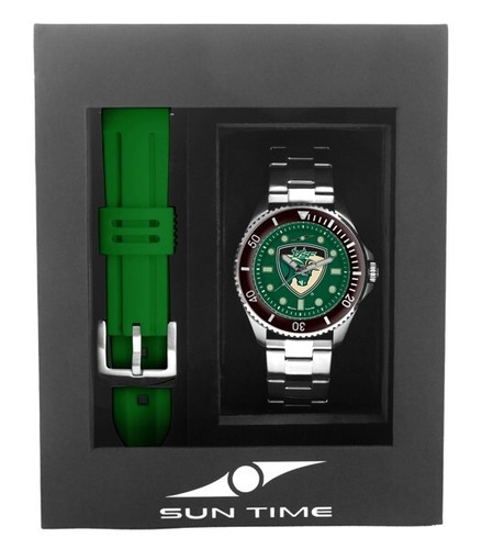 Sun Time Men's Licensed Collegiate Contender Watch Gift Set (Pick Your Team) - Picture 170 of 210