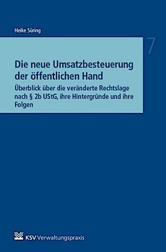 Thumbnail - Die Neue Umsatzbesteuerung Der Öffentlichen Hand Heike Sür ...