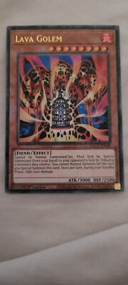 YuGiOh! TCG Lava Golem HAC1-EN008 Duel Terminal Ultra Rare 1st Edition