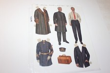 VINTAGE LETTIE LANE MINISTER and BEST MAN  PAPER DOLLS   JAN. 1910