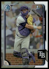 2015 Bowman Draft #194 Chris Betts Chrome Refractors Tampa Bay Rays