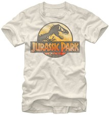 Jurassic Park Safari Logo Adult T-Shirt -Official Jurassic World Dinosaurs T-Rex