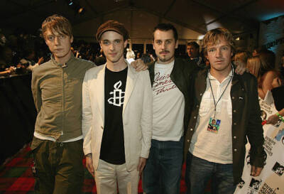 Travis at MTV Europe Music Awards 2003 on November 6 2003 in Edinb- Old Photo