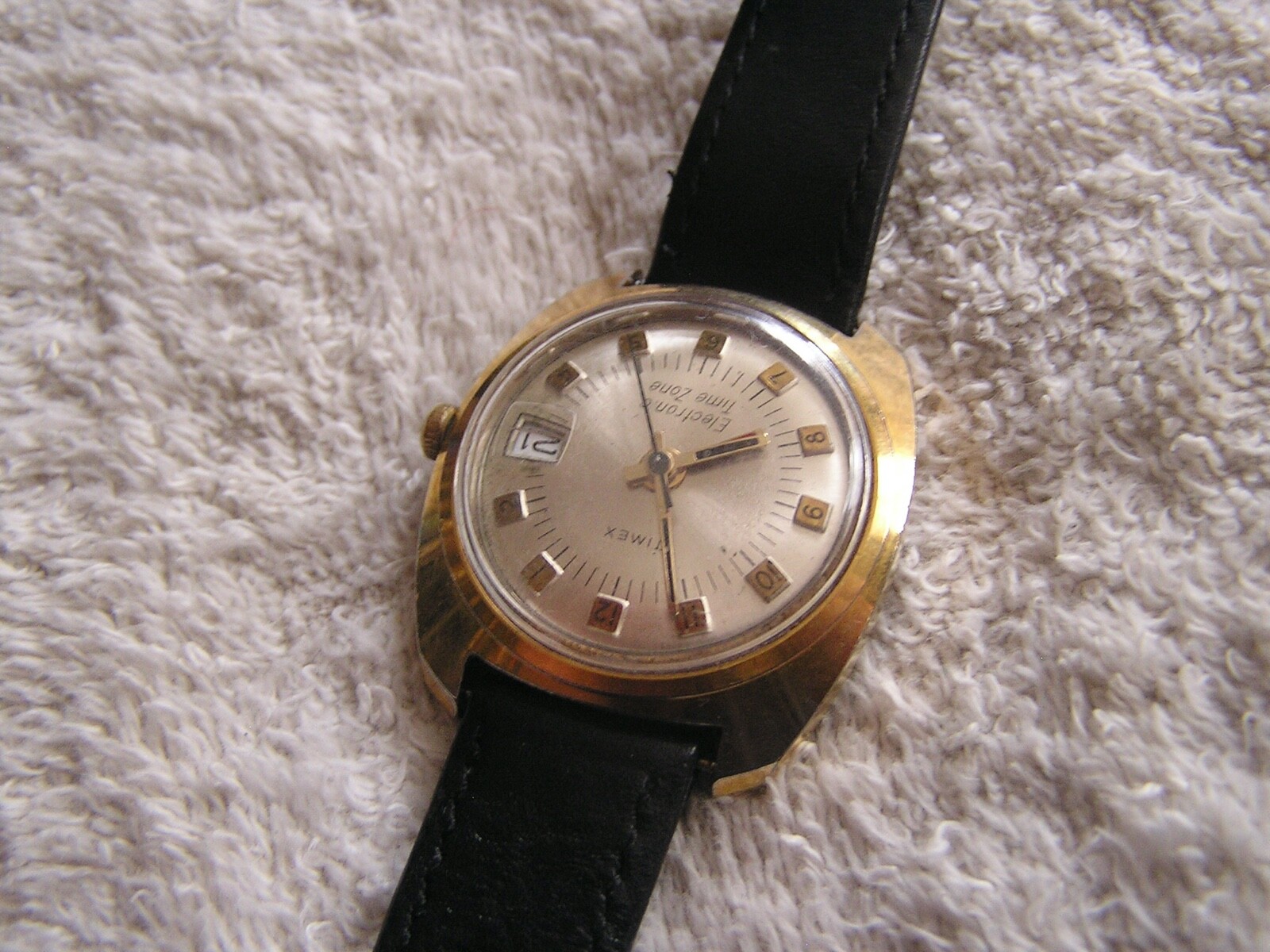 Vintage Timex Electronic Time Zone Watch Telephone Dial eBay