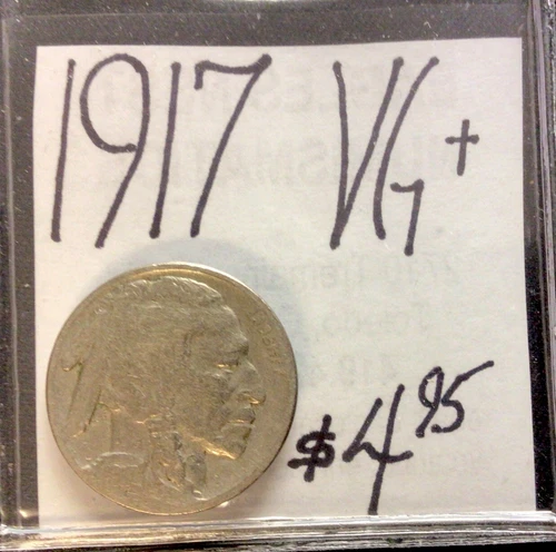 1917 Buffalo Nickel VG+! ENN Coins