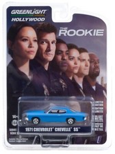 1:64 GreenLight *HOLLYWOOD 32* The Rookie Blue 1971 Chevy Chevelle *NIP*
