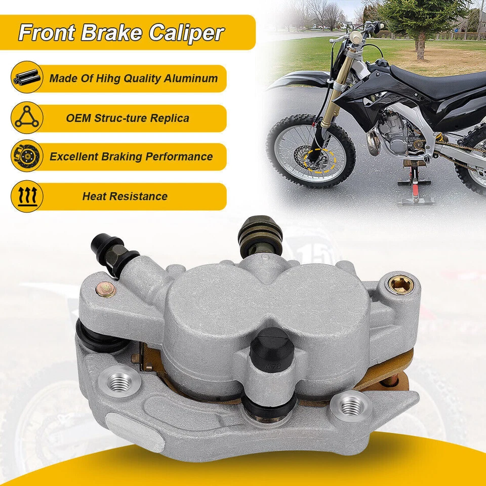 Front Brake Caliper & Pads for Yamaha YZ125 YZ250 YZ250F YZ250X YZ450F 2008-2017 - Image 4 of 4