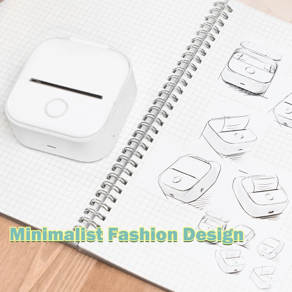Phomemo T02 Mini Wireless Bluetooth Thermal Photo Printer Inkless Label Maker Phomemo T02 Mini Wireless Bluetooth Thermal Photo Printer Inkless Label Maker
