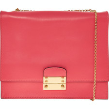 VALENTINO GARAVANI Close Up Leather Cross Body Shoulder Bag - Pink 