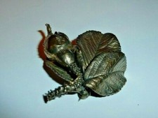 Antike Brosche Sterling  925 Flora Danica  EGGERT / Dänemark