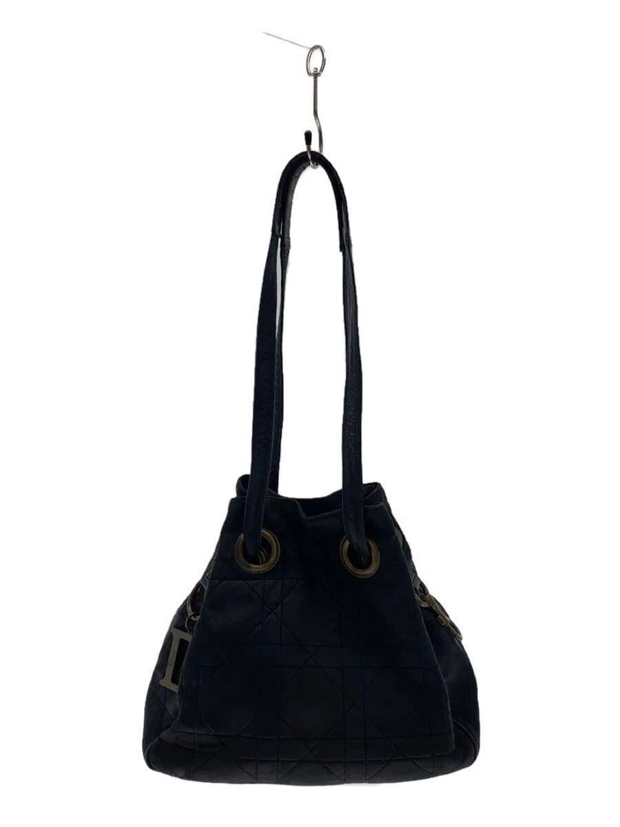 Sac fourre tout Christian Dior cuir noir occasion