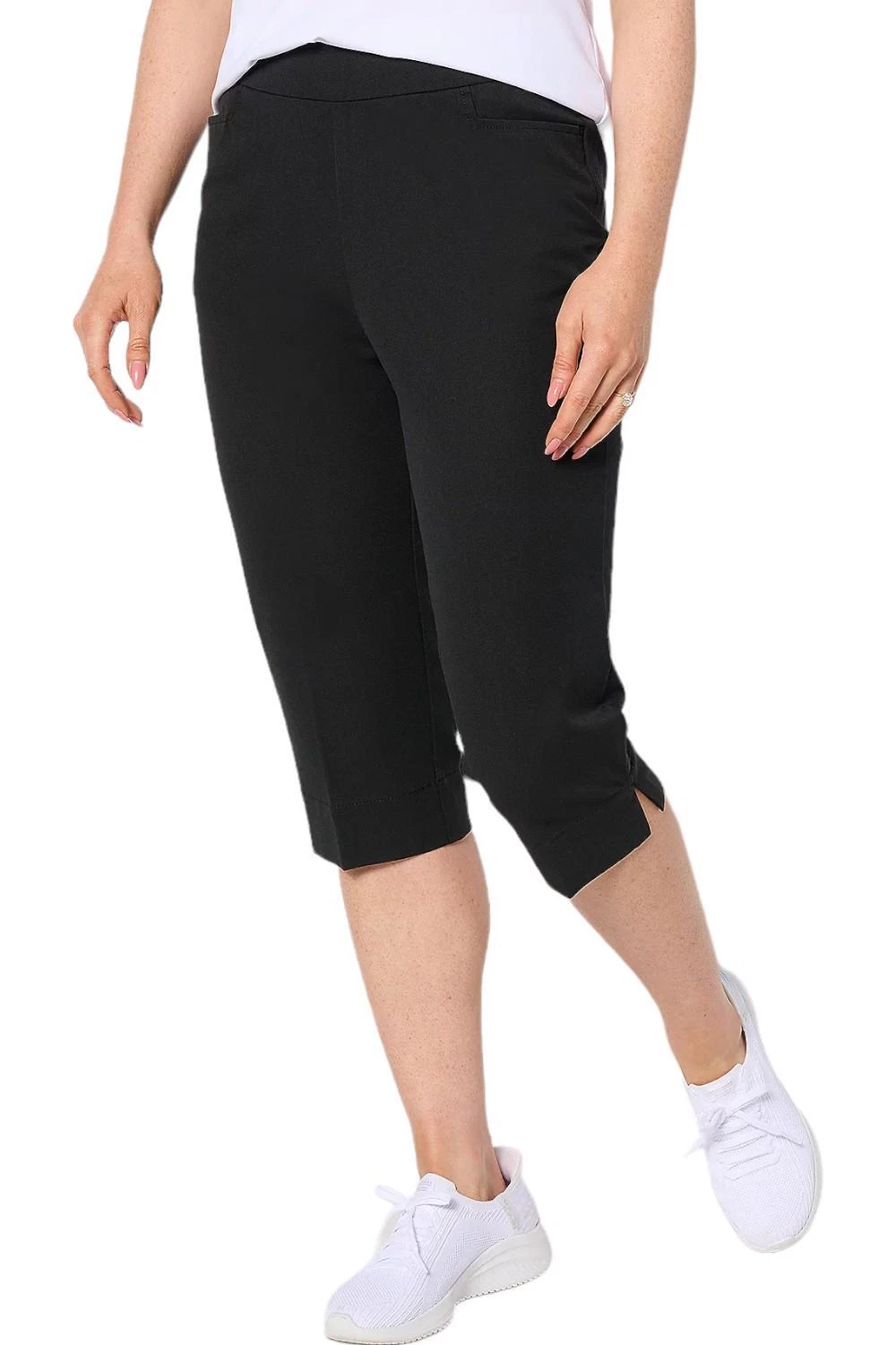 Isaac Mizrahi Live! 24/7 Stretch Pedal Pusher w/ Pockets Black
Opens in a new window or tab