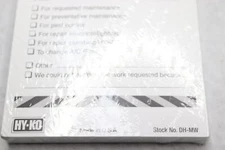 (50-Pk) Hy-Ko Paper Reversible Maintenance Door Hang Tag "Was" in Your Residence