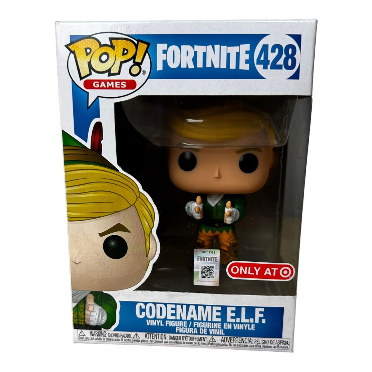 funko pop! fortnite: codename e.l.f.