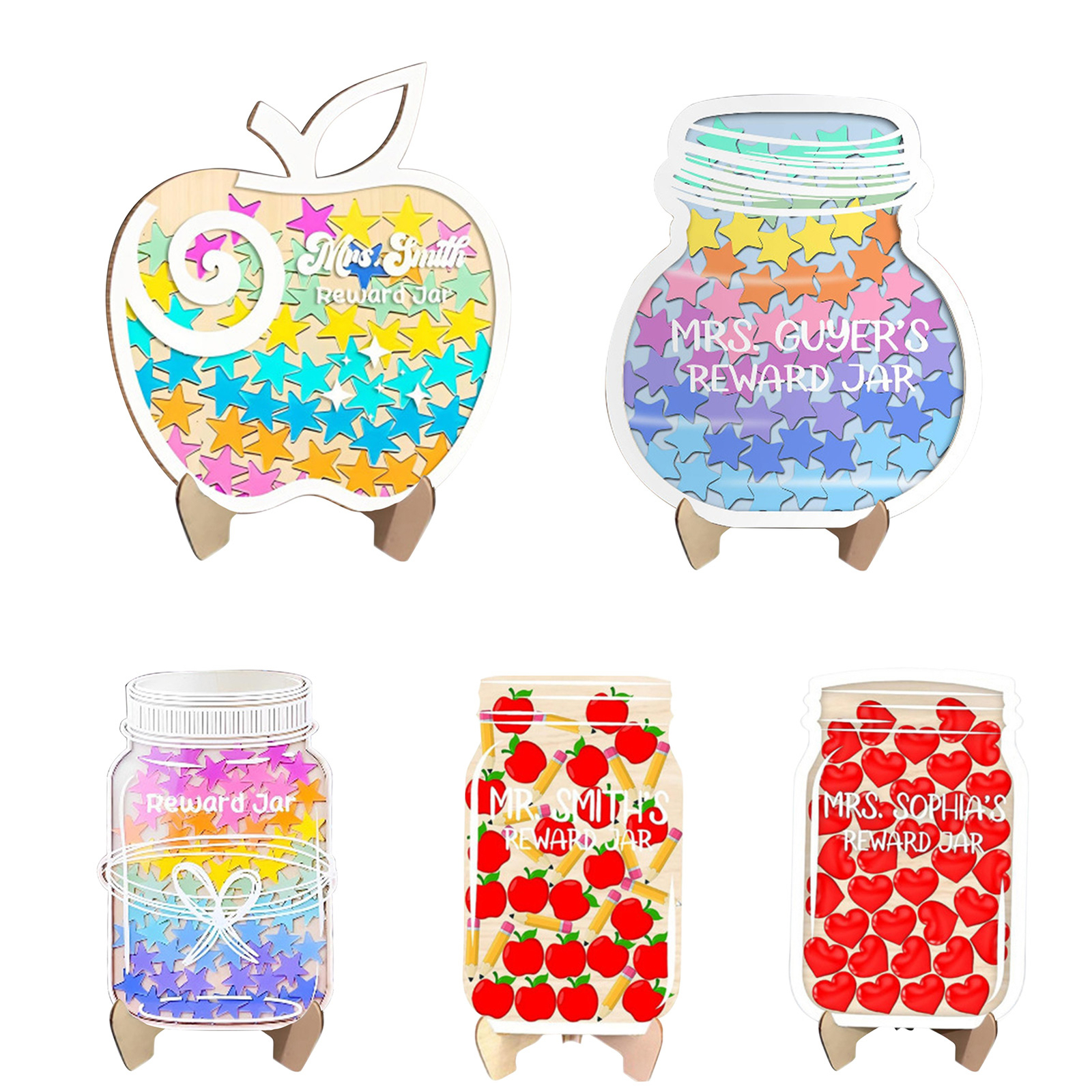 Reward System for Ages Encouragement Tool Tasks Stars Reward Jar ...