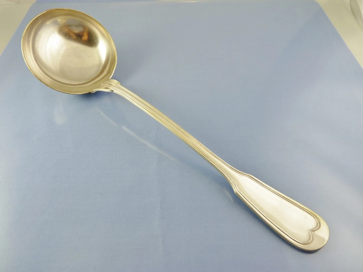CHINON 1862 LARGE SOUP LADLE BY CHRISTOFLE FRANCE