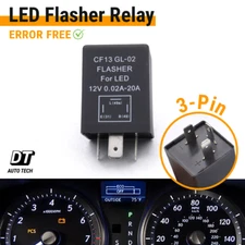 CF13-GL02 LED Flasher Relay Fix Hyper Flash Turn Signal Decoder Load Equalizers