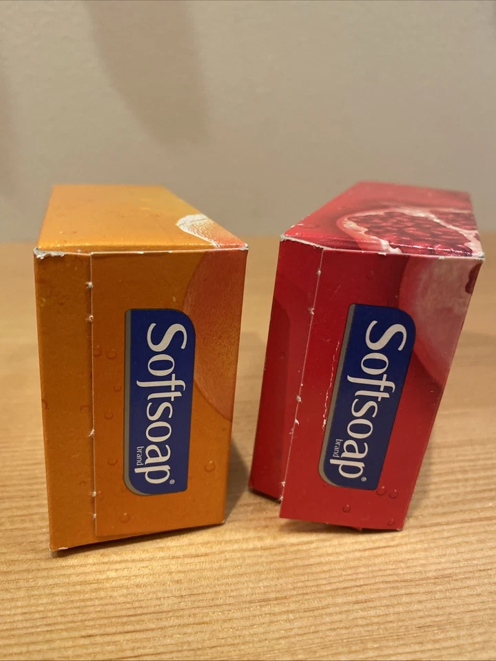 Lot of 2 Rare Softsoap Bar Soap Sweet Honeysuckle Orange Peel Juicy Pomegranate - Image 4 of 4