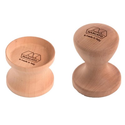 Marcato Kit Stampi per Corzetti, Timbro per Pasta Fresca, Base da Taglio + Forma