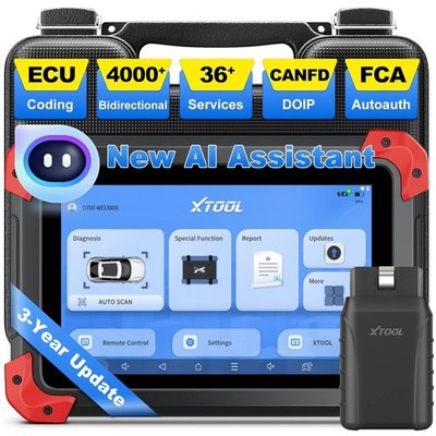 New XTOOL D7BT Full System Bidirectional Scanner Diagnostic Tool Key Programmer