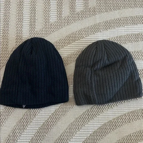 Bundle two nwot Volcom men’s beanies blue and gray - Image 2 of 4