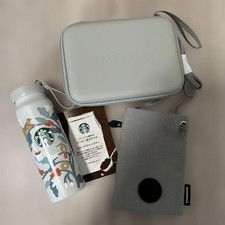Starbucks 2026 Lucky Bag Set Coffee Ticket 2000 350ml Bottle Multi Case Sacoche