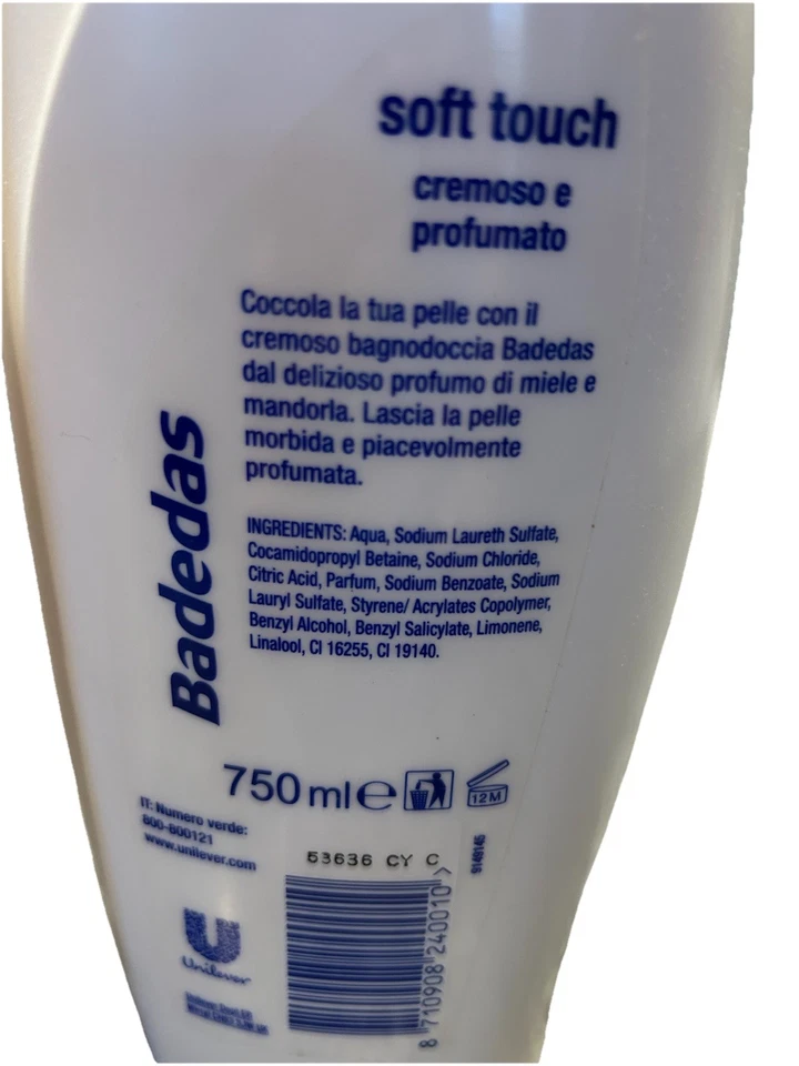Jabón corporal de baño y ducha suave al tacto Badedas 750 ml - 2 botellas Foto 3 de 4