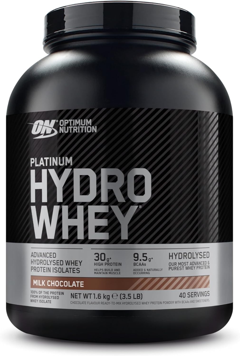 Optimum Nutrition Platinum Hydro Whey Protein Isolate Powder 40 Servings, 1.6 kg