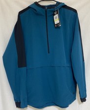 Under Armour Storm Women's Teal Heatgear Pullover Hoodie Parka - Medium