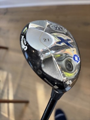 RH Callaway Golf X VFT Variable Face Technology 21° 3H Hybrid Graphite R 80g