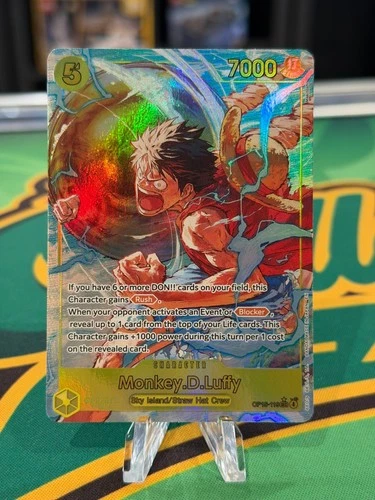 One Piece Monkey.D.Luffy (Alt Art) OP15-119 SEC Adventure on KAMI's Island