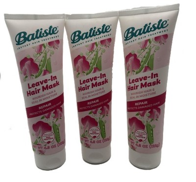 3-Pack Batiste Leave-In Hair Mask Repair Treatment 4.3oz Nourish & Moisturize
