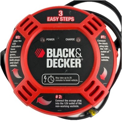 100% Working Black & Decker Simple Start Vehicle to Vehicle Battery Jumper Boost