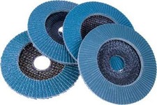 Blue Zirconia 4-1/2" 120 Grit Flap Flapper Grinding Sanding Wheels Discs