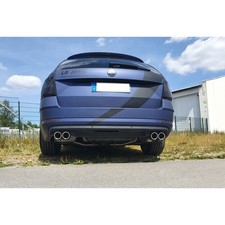 FOX Endschalldämpfer je 2x76 gerollt schräg für Skoda Octavia 5E 4x4 2.0l 140kW
