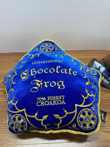 Harry Potter Honeydukes Chocolate Frog Plush Pillow New With Tags - Picture 5 of 8