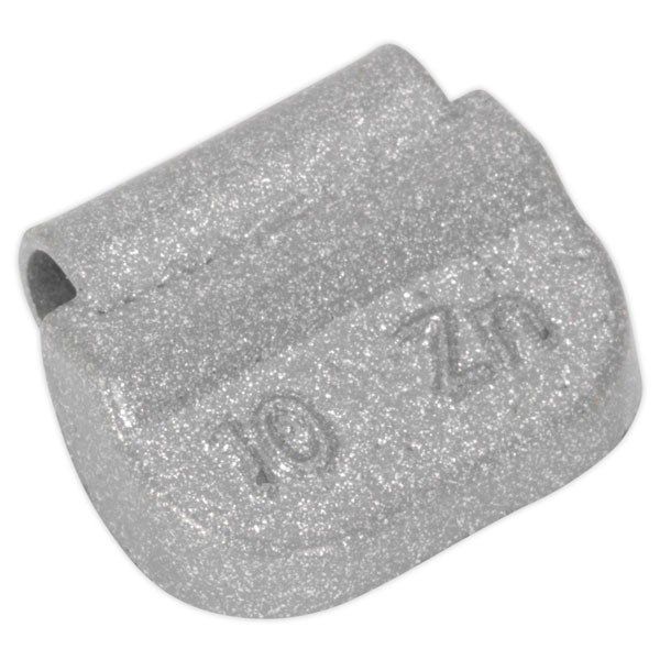 Sealey Wheel Weight 10g Hammer-On Zinc for Steel Wheels Pack of 100