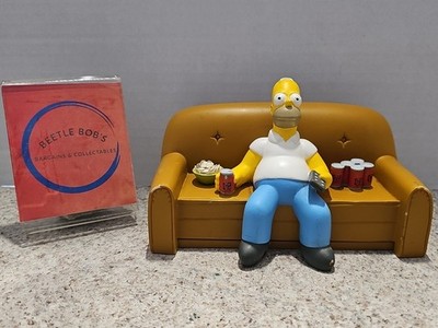Vntg 1998 RARE The Simpsons Fossil Watch Homer Simpson on Couch #1745/3000 Watch