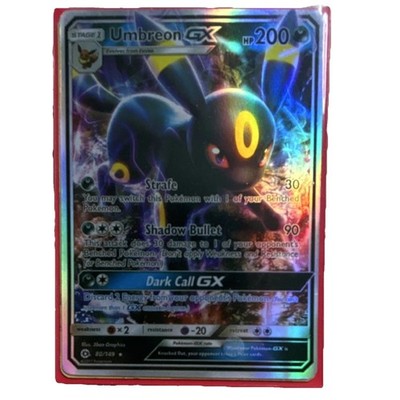 umbreon pokemon card ebay Umbreon GX SM36 Promo Holo Pokmon Card SM Set HP 200 Pokmon TCG
