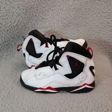 Pre-School Kids Jordan TRUE FLIGHT Sz 11C White Black 343796-160