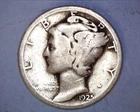 1925-S  Mercury Head Silver Dime  **310-6