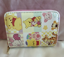Disney Winnie the Pooh Zip-Around Wallet Pink w/ Piglet Tigger