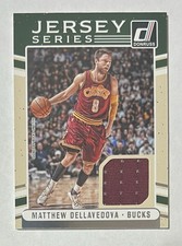 MATTHEW DELLAVEDOVA 2016-17 Panini Donruss Worn JERSEY SERIES Relic Card #43