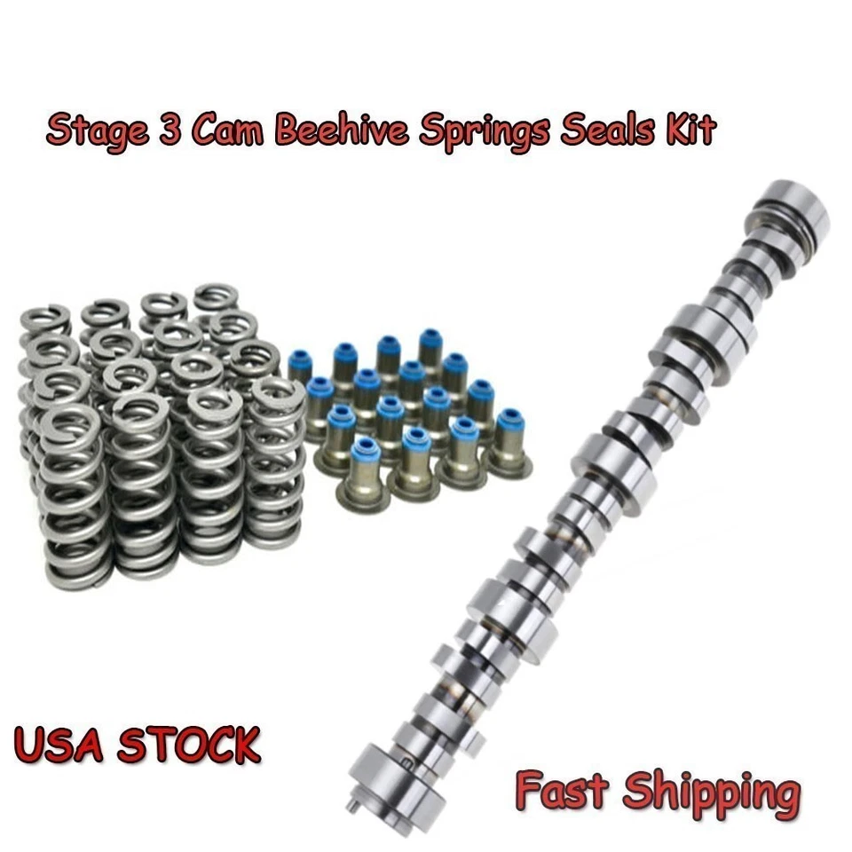 Kit de cames de elevação Vortec LS 4.8 5.3 6.0 6.2L GEN3/GEN4 para GM Truck Stage 3 - Imagem 2 de 4