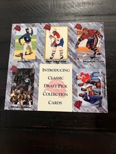 1991 Classic Draft Picks Promo 5-Card Uncut Sheet Dikembe Rocket Ismail Read