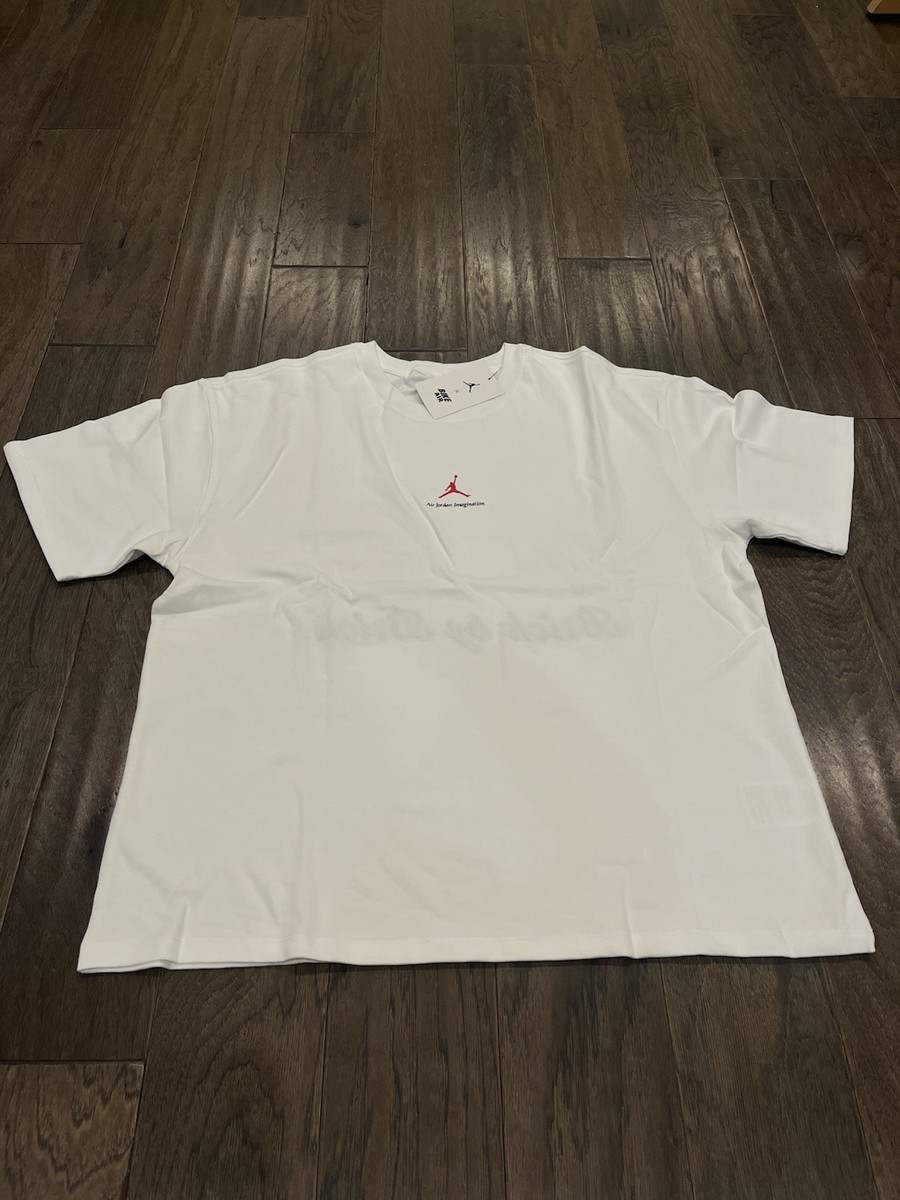 Jordan x Nigel Sylvester Brick Tee -White Size M (HQ1736-100) | eBay