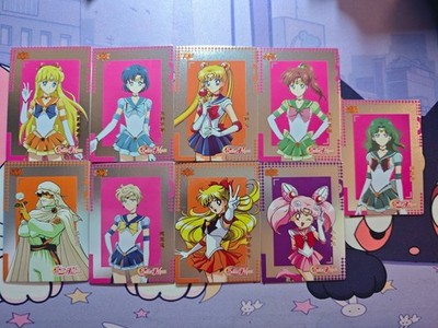 Sailor Moon Sammelkarten Trading Cards 9 Stück Fanmade SSR (Set27)